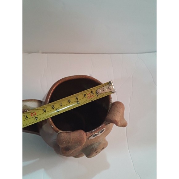 Handmade Art Pottery Mug, Pig Mug,. Handmade - Picture 8 of 8